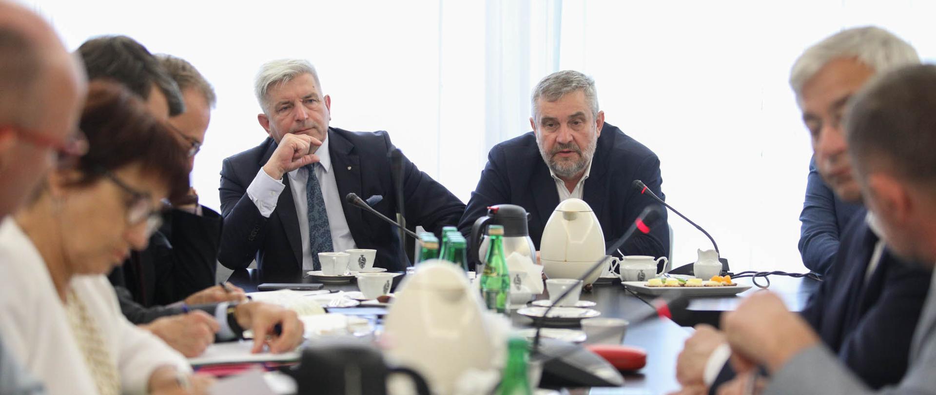 Min. J.K. Ardanowski podczas spotkania