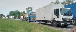 Zderzenie dwóch ciężarówek na dk 19 - Siemiatycze