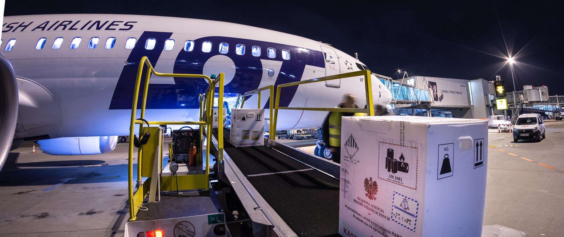 Delivery of vaccines to Georgia