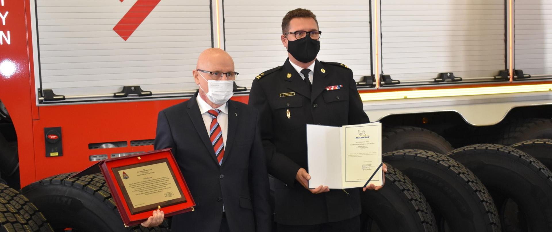 Opony Michelin dla olsztyńskich strażaków