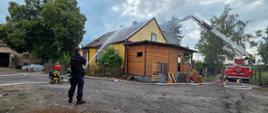 Akcja gaśnicza w miejscowości Skalmierowice gm. Janikowo