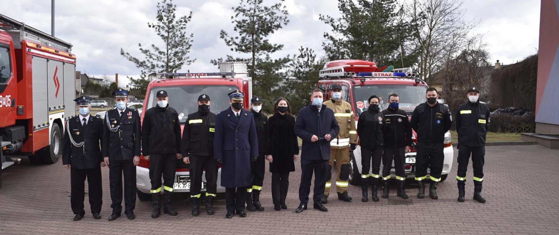 WIZYTA MINISTRA MICHAŁA WÓJCIKA W KM PSP KALISZ
