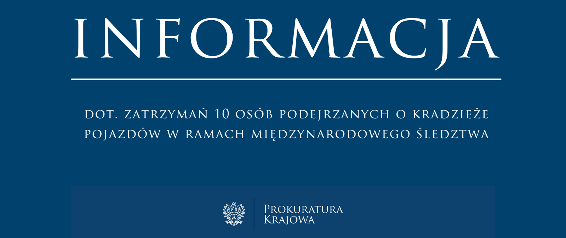 Zatrzymania 10 osób podejrzanych o kradzieże pojazdów w ramach międzynarodowego śledztwa