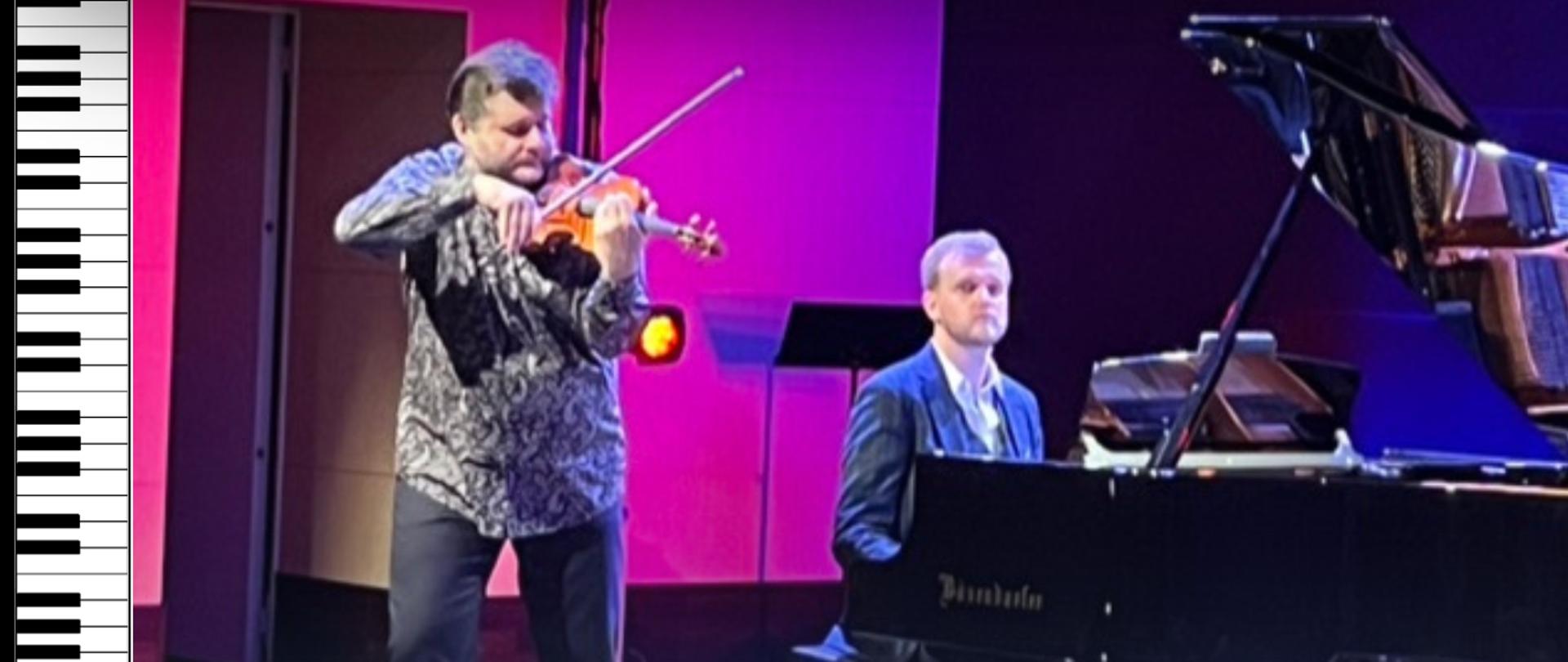 Koncert kameralny na którym zagrają: Adam Mokrus na skrzypcach i Markiian Ivashkevych na fortepianie w dniu 08.12.2023 o godzinie 17:00 na sali Koncertowej w Państwowej Szkole Muzycznej I i II stopnia w Wadowicach. W programie E. Grieg, F. Kreisler, E. Ysayse i M. Ravel.