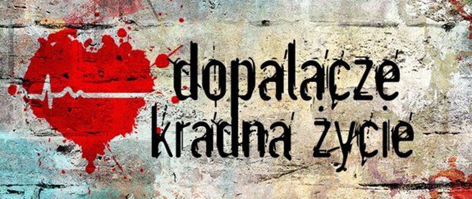 Logo kampanii "Dopalacze kradna życie". Prowadzi na stronę Wojewódzkiej Stacji Sanitarno-Epidemiologicznej w Opolu, do artykułu opisujcego ta kampanie.