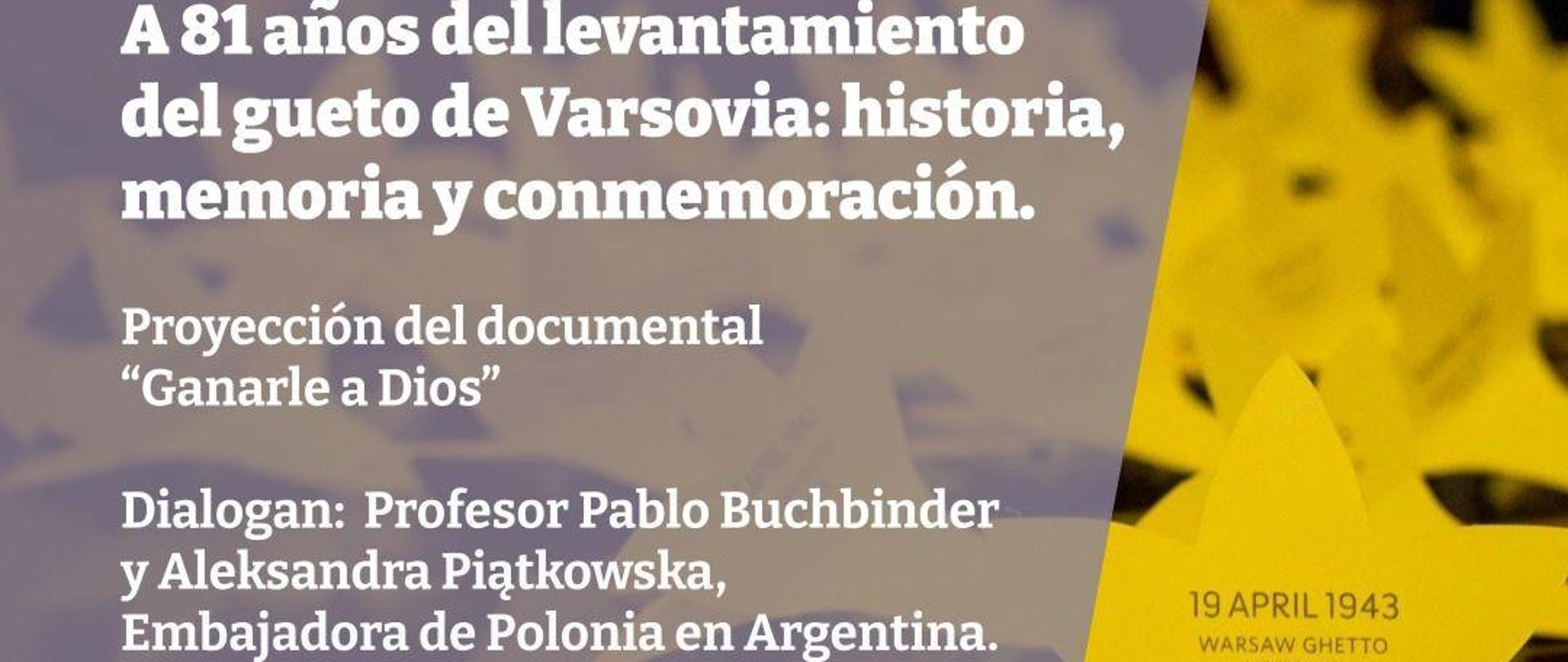 Studenci na UBA o Powstaniu w Getcie Warszawskim.