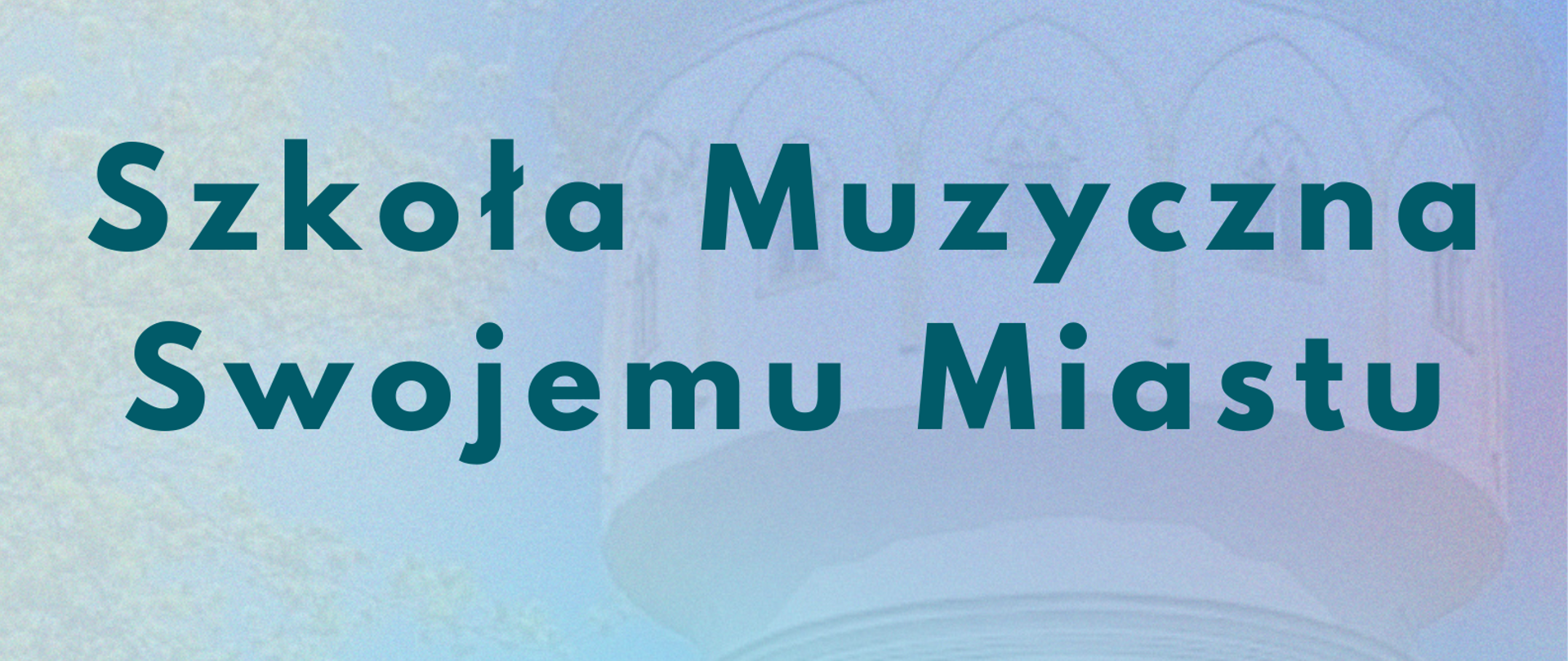 Plakat promujący koncert pod tytułem „Szkoła Muzyczna Swojemu Miastu”. Na górze znajdują się logotypy organizatorów: Ełckiego Centrum Kultury, Zespołu Państwowych Szkół Muzycznych w Ełku oraz herb miasta Ełk. W centralnej części plakatu, dużą czcionką, widnieje napis „KONCERT”, a pod nim: „Szkoła Muzyczna Swojemu Miastu”.
Na dole plakatu umieszczono szczegóły wydarzenia:
Data: 28 maja 2025 r.
Godzina: 19:00
Miejsce: Amfiteatr Ełckiego Centrum Kultury
W prawym dolnym rogu znajduje się logo z napisem „Ełk 600 lat”, upamiętniające jubileusz miasta. Tło plakatu stanowi zarys ełckiej wieży ciśnień oraz sylwetka miejskich budynków w ciemnym odcieniu, tworząc kontrast z jasnoniebieskim gradientem.