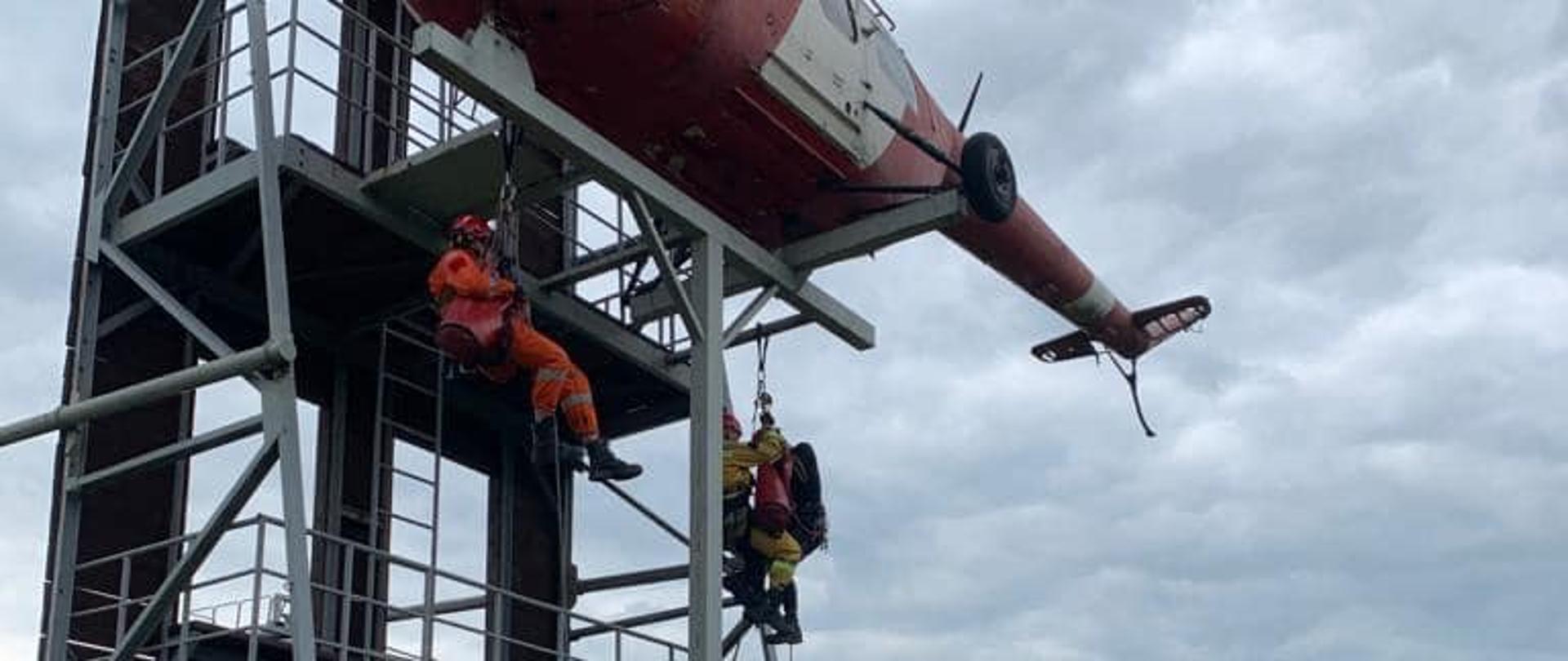 Szkolenie specjalistyczne ratowników wysokościowych KSRG