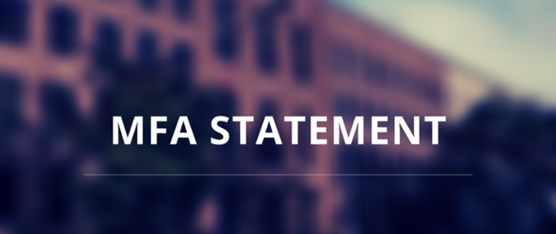 mfa2 statement