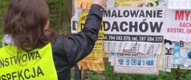 WIORiN w Lublinie akcja informacyjna Oddział w Kraśniku rozmieszcza komunikaty na tablicy