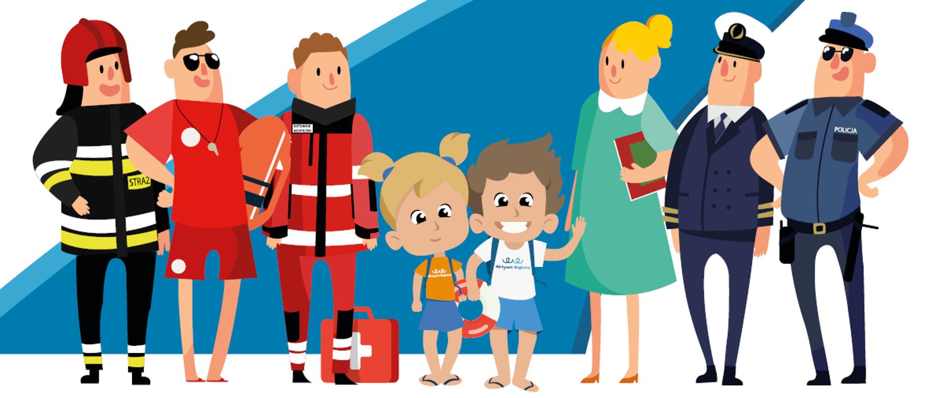 baner aktywni błękitni