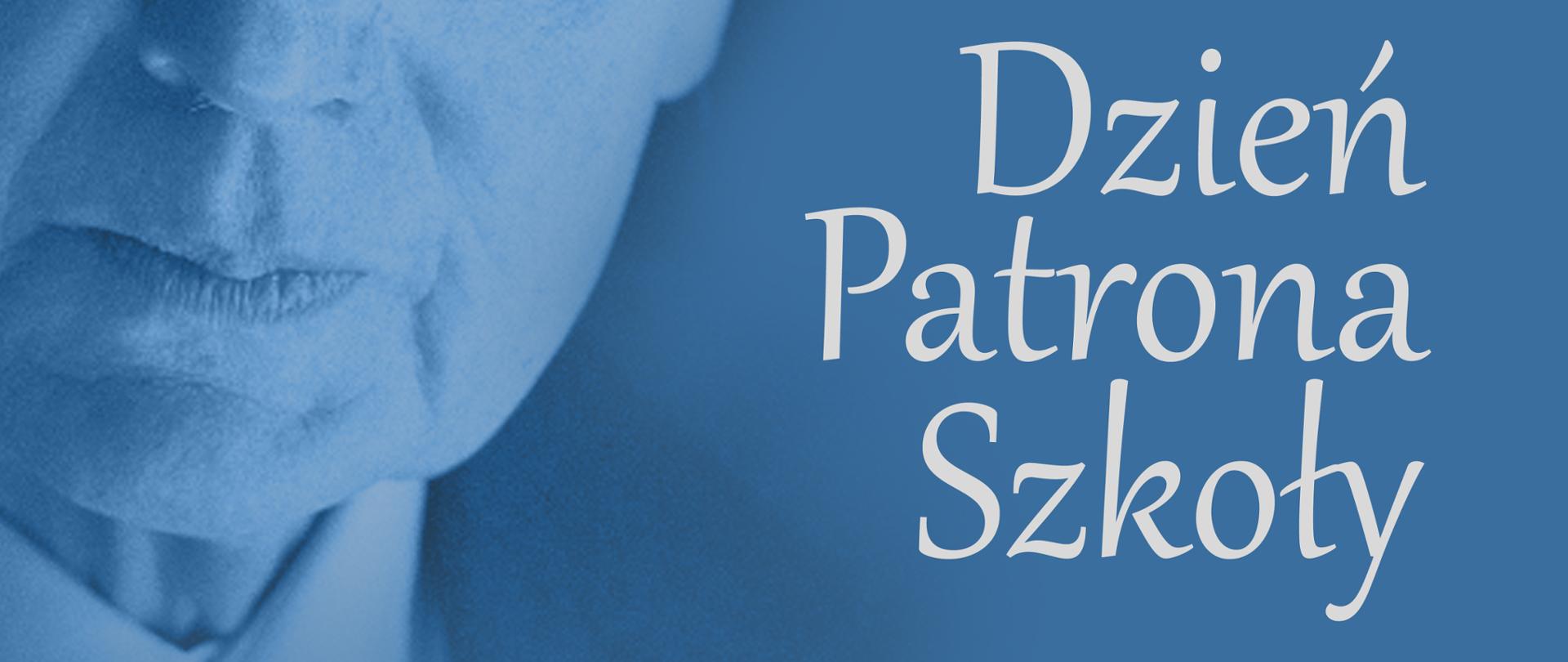 Niebieskie tło, wizerunek Wojciecha Kilara