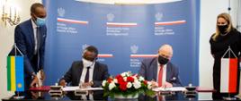 Meeting of foreign ministers of Poland and Rwanda