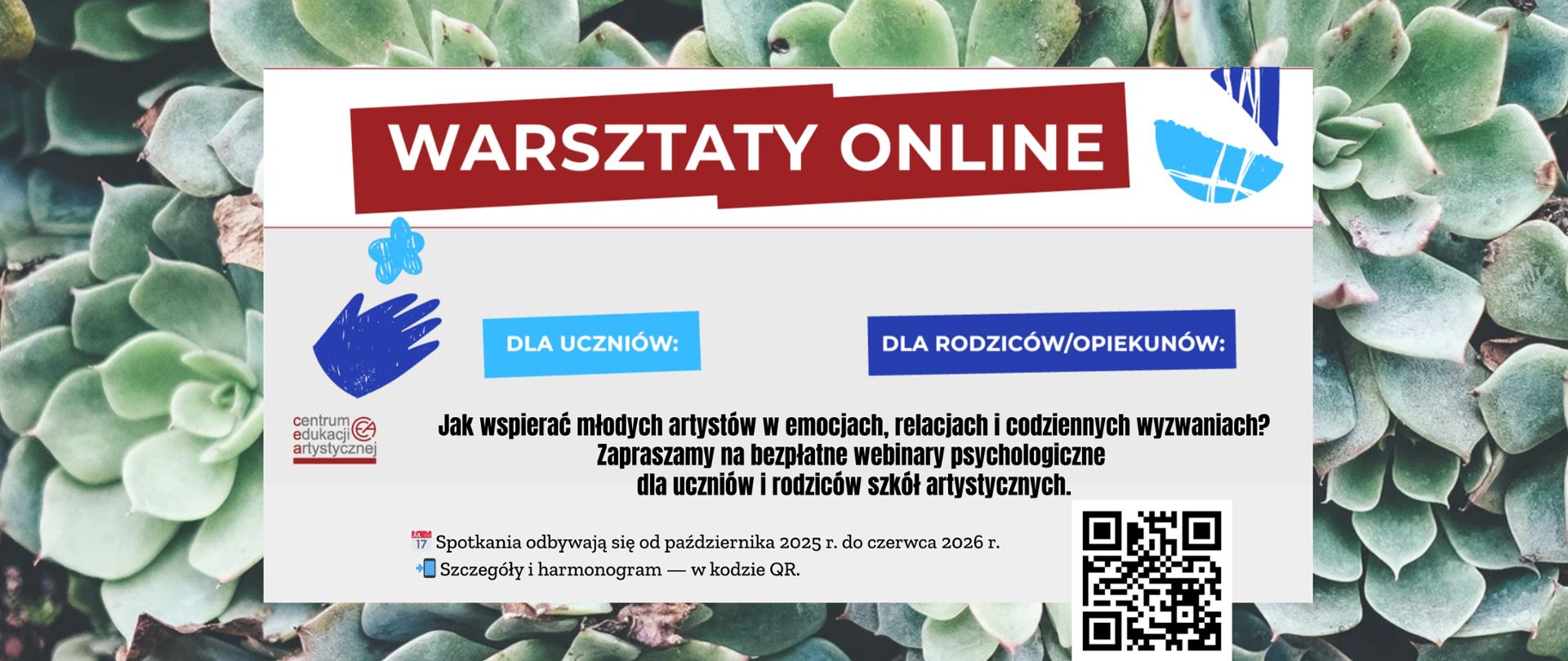 tło - zdjęcie rościny, na środku biały prostokąt z czerwonym nagłówkiem i czarne napisy informacyjne