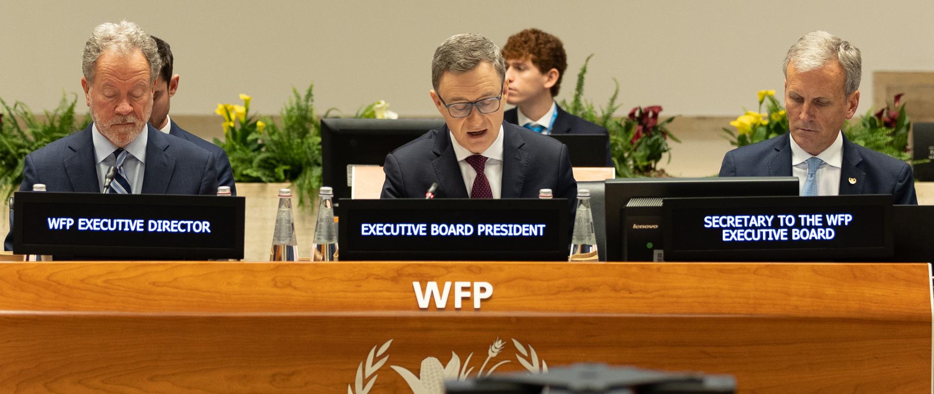 Ambassador Artur Pollok elected President of WFP Executive Board