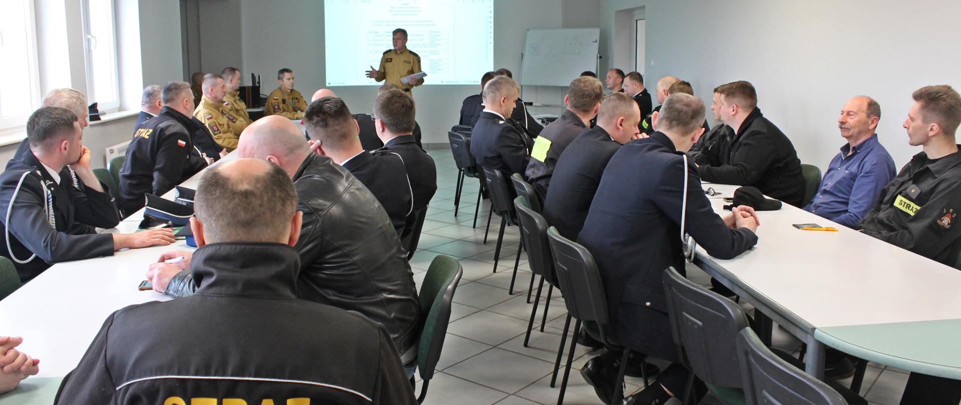 Odprawa szkoleniowa dla OSP z KSRG