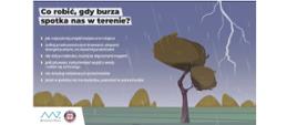 Co zrobić gdy burza spotka nas w terenie