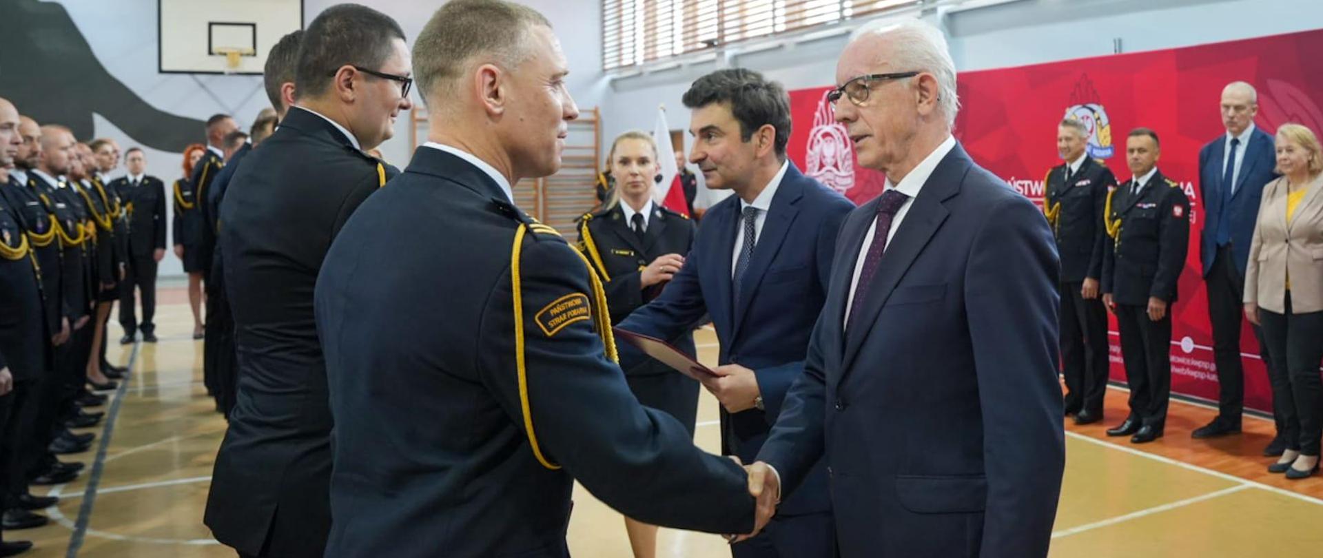 Podziękowania dla strażaków za akcję gaśniczą w Siemianowicach Śląskich