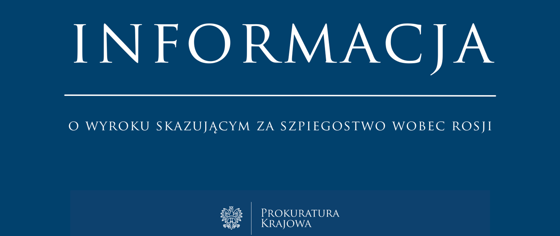 o wyroku skazującym za szpiegostwo wobec rosji