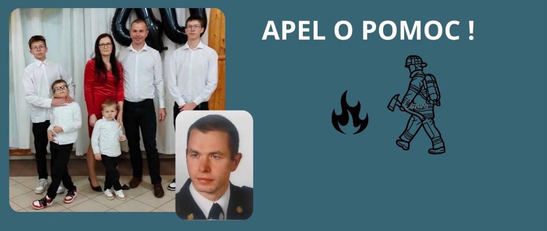 Potrzebna pomoc dla Strażaka z Komendy Powiatowej PSP w Węgrowie