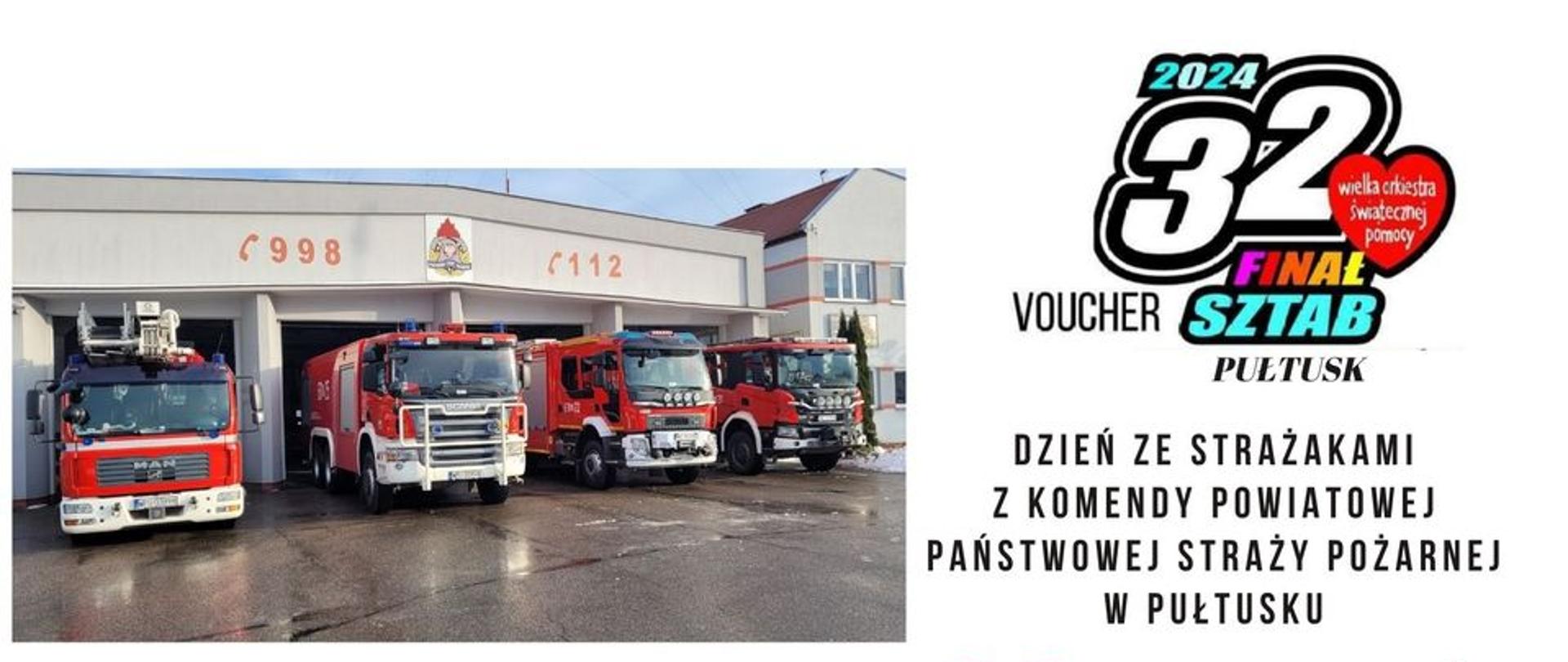 Dzień ze strażakami z Komendy PSP w Pułtusku