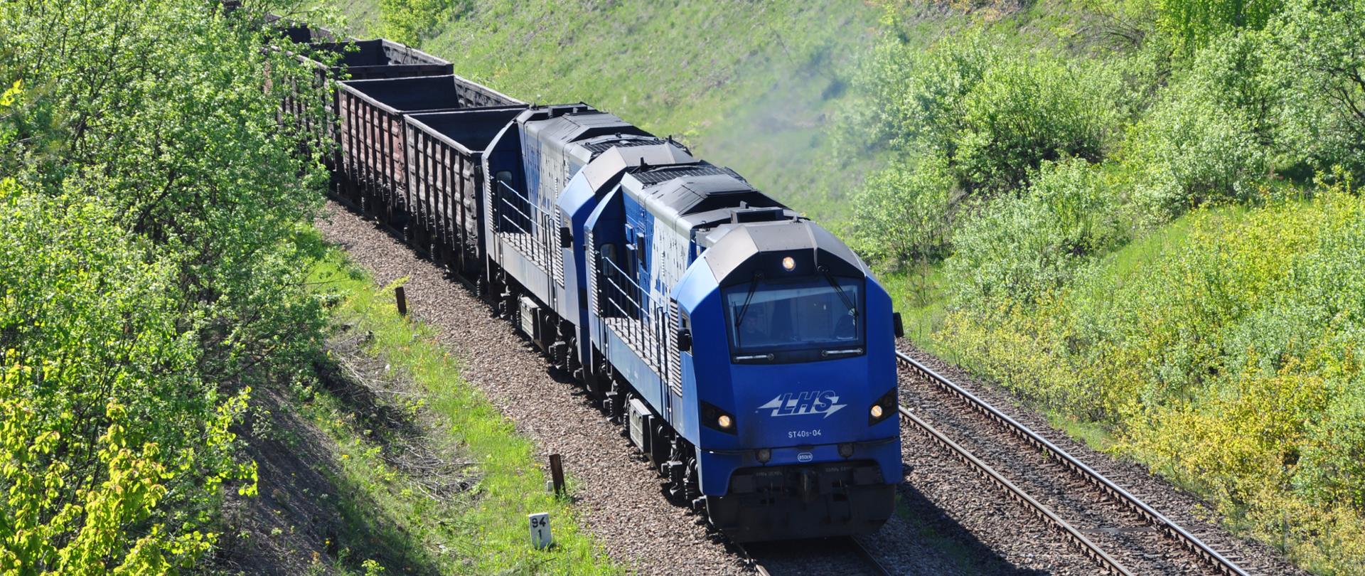 Pociąg międzynarodowy w trasie