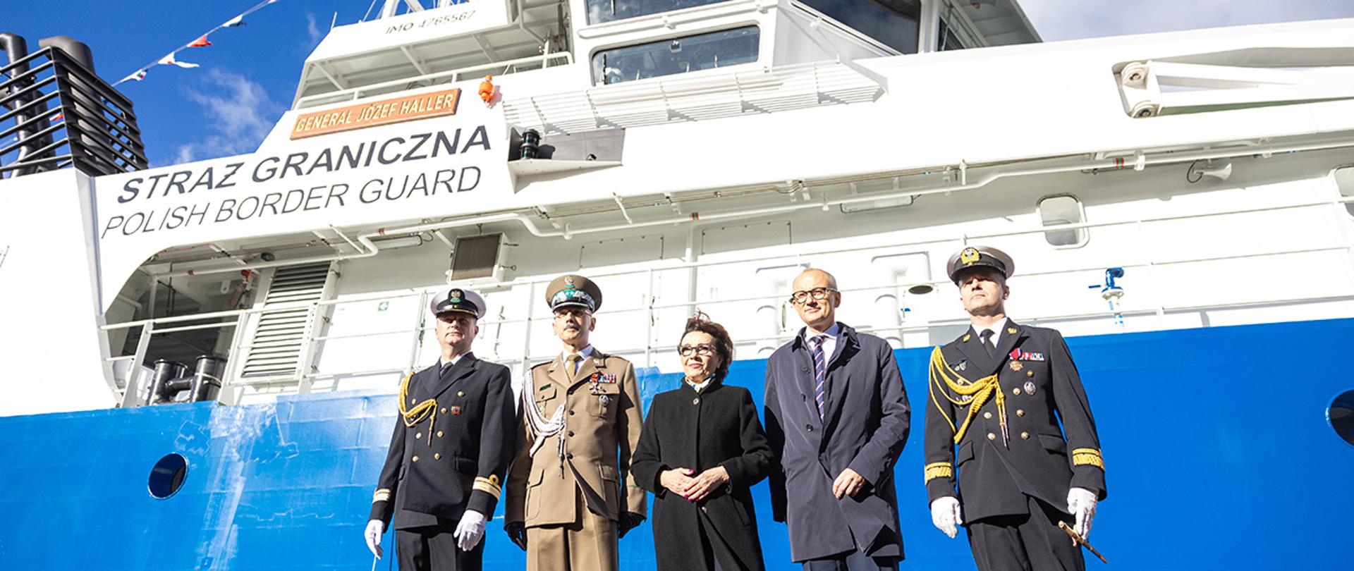 Przekazanie Straży Granicznej nowej jednostki pływającej SG-301.
