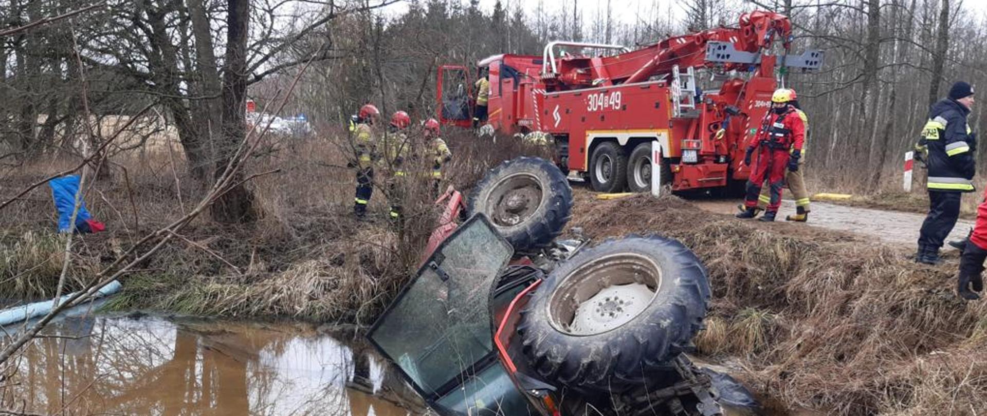 Tragiczny wypadek z udziałem ciągnika rolniczego.