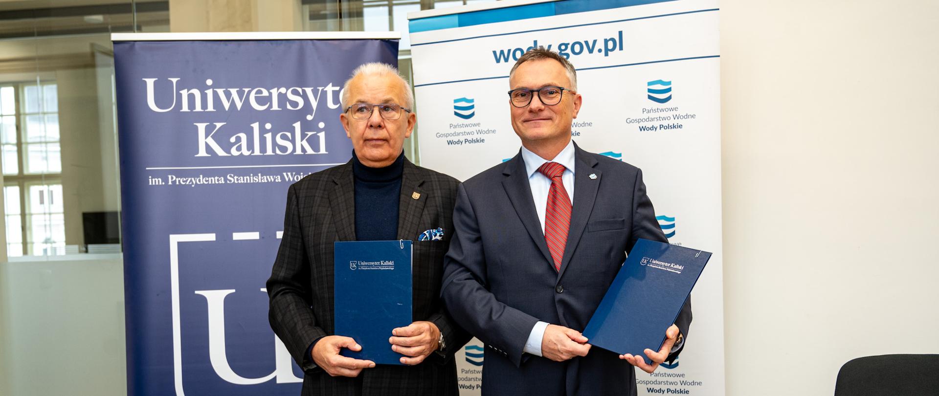 Podpisanie porozumienia o współpracy między Uniwersytetem Kaliskim a Wodami Polskimi, 20.10.2026 r.