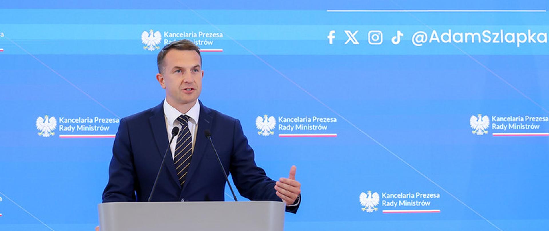 Rzecznik Rządu Adam Szłapka