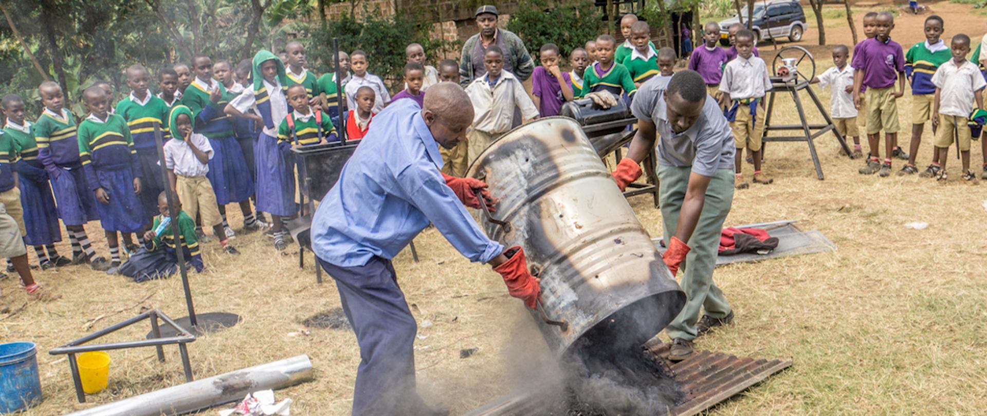 szkolenie z produkcji biomasy w Tanzanii