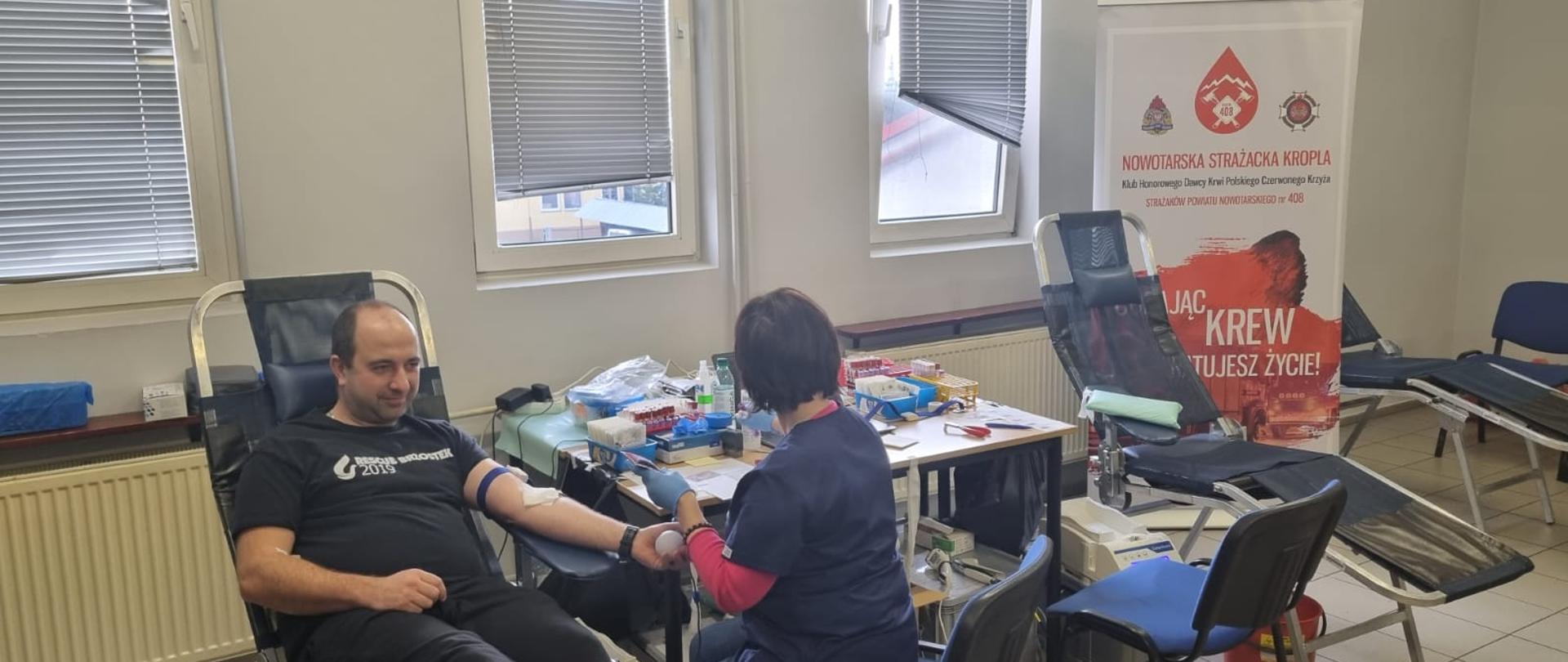 Akcja krwiodawstwa w JRG Nowy Targ