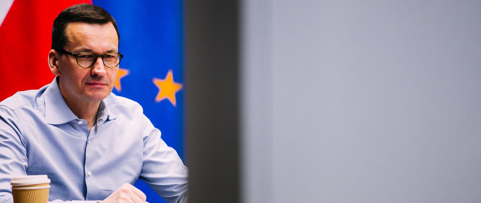 2020.04.22 Warszawa | Wideokonferencja koordynnacyjna czlonkow V4 Fot: Krystian Maj/KPRM