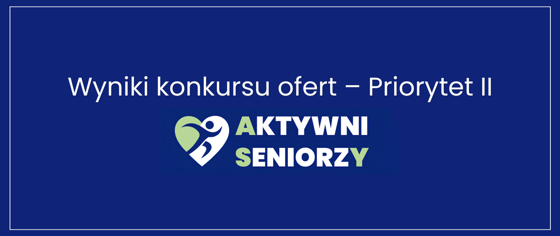 Wyniki konkursu ofert – Priorytet II