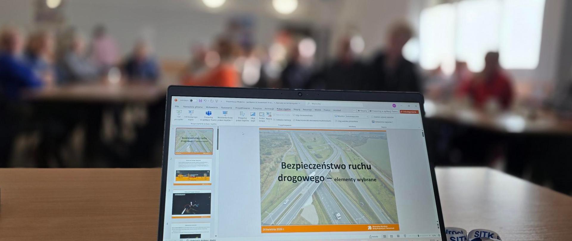 Spotkanie ze studentami Uniwersytetu Trzeciego Wieku w Miękini