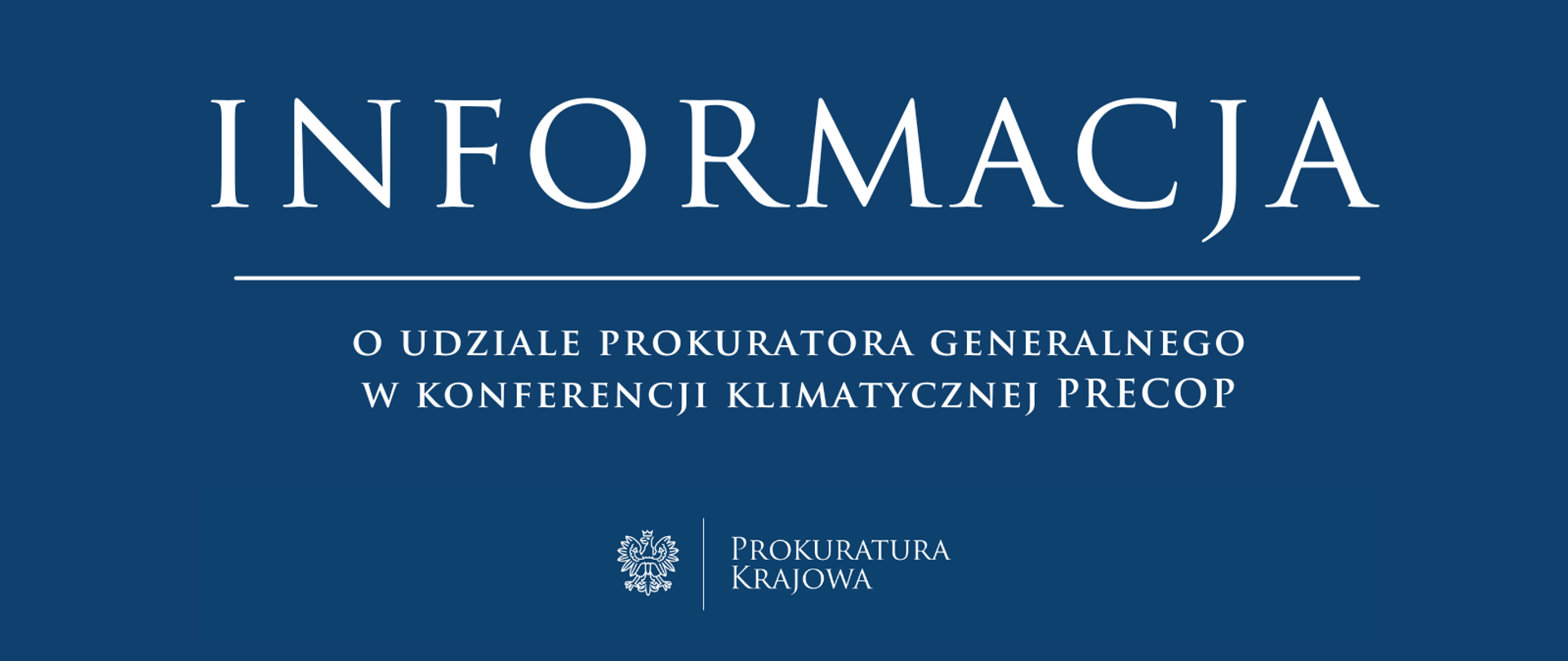 Prokurator Generalny Adam Bodnar wziął udział w konferencji klimatycznej PRECOP

