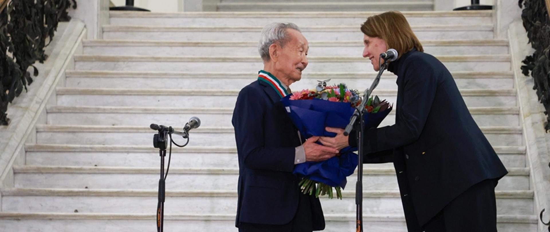 Kōji Kamoji odznaczony Złotym Medalem „Zasłużony Kulturze Gloria Artis”, fot. Danuta Matloch/MKiDN