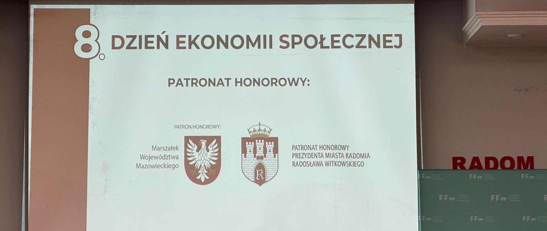 Uczniowie ZSCKR na 8. Dniu Ekonomii Społecznej