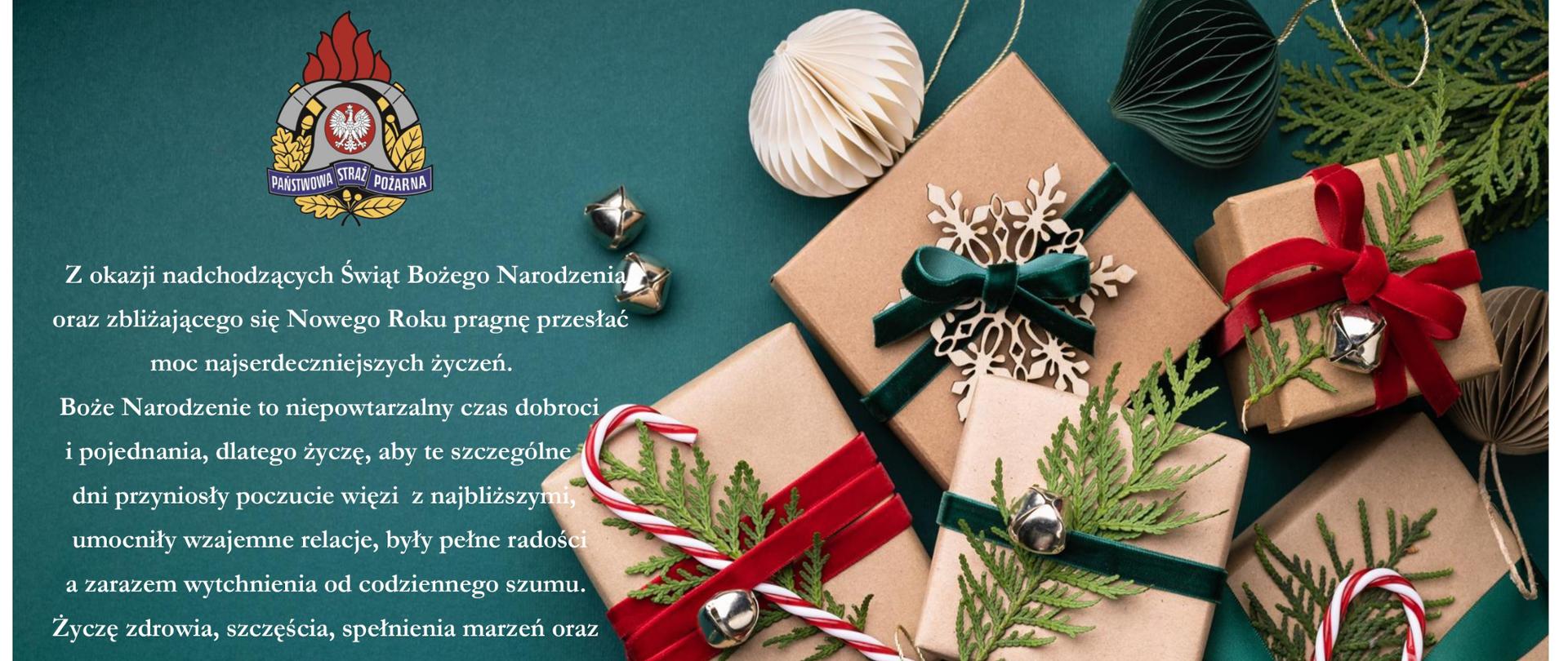 Świąteczne życzenia Komendanta Powiatowego PSP w Lidzbarku Warmińskim