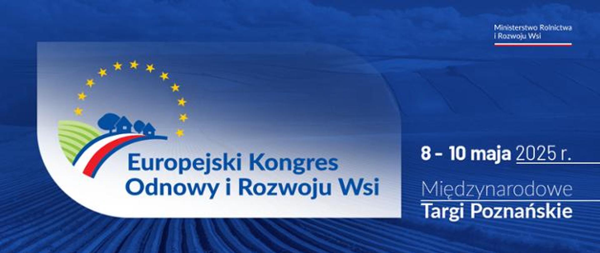 Baner informujący o wydarzeniu Europejski Kongres Odnowy i Rozwoju Wsi