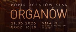 Popis organowy - plakat_pan