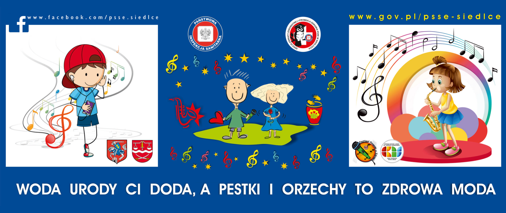 Baner festiwal 30 Powiatowy Festiwal Piosenki o Zdrowiu