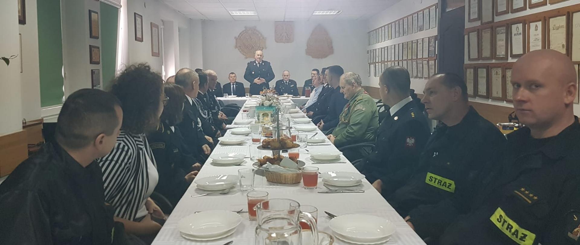 Spotkanie opłatkowe z przedstawicielem Mazowieckiego Komendanta Wojewódzkiego PSP