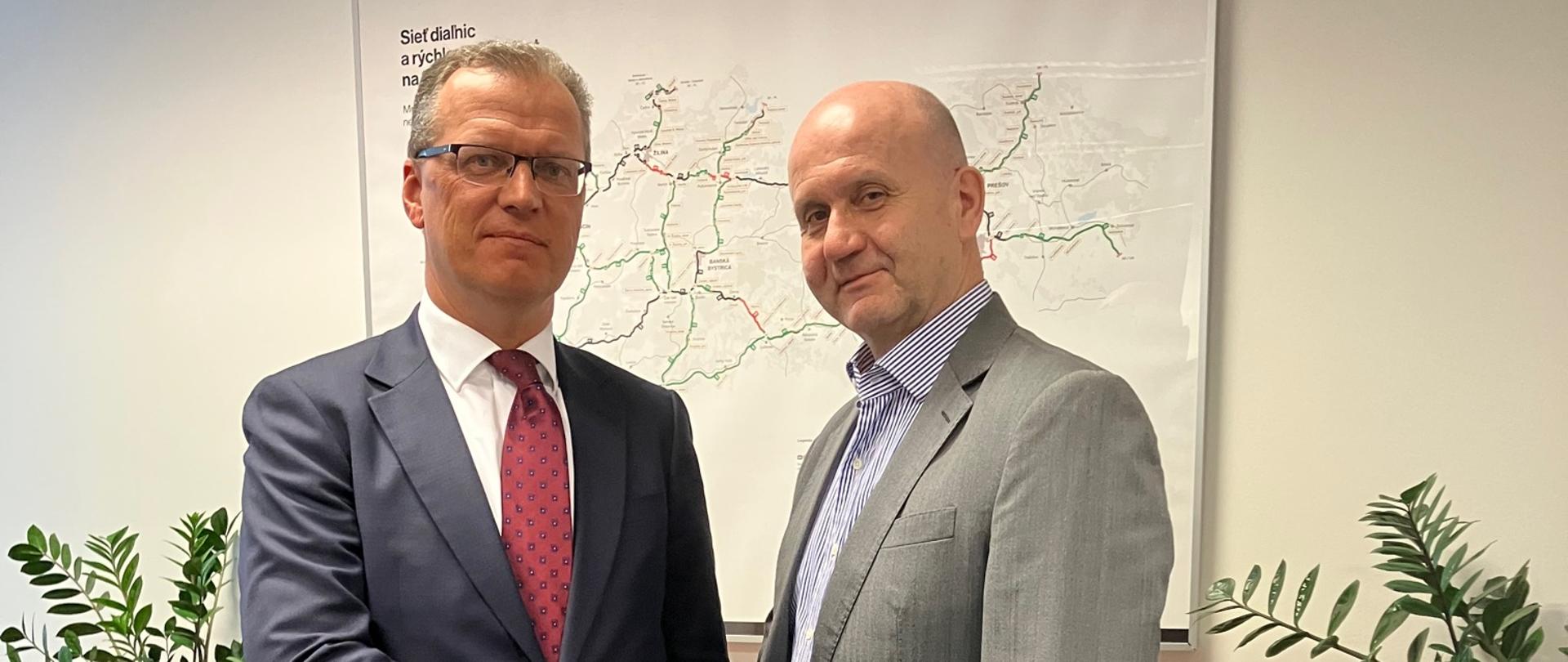 Spotkanie ambasadora z prezesem zarządu NDS