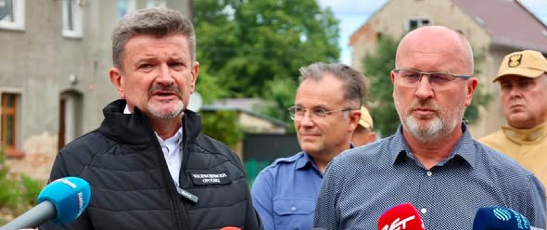 Wizyta w Głuchołazach i Bodzanowie po nawalnym deszczu