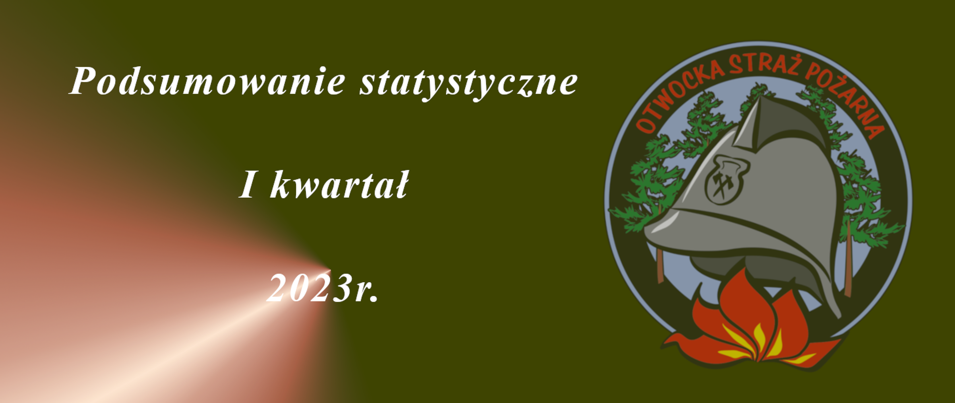 Podsumowanie statystyczne za I kwartał 2023r. 