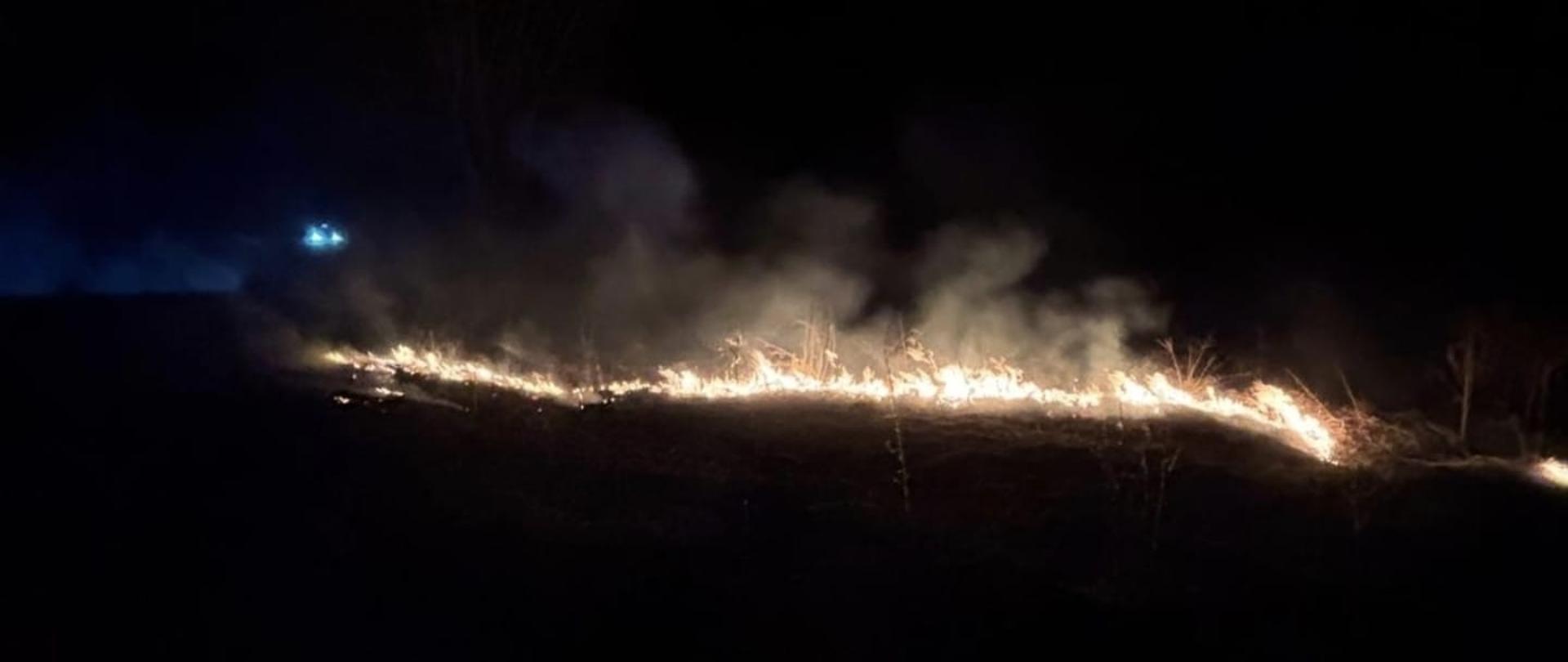 Pożar traw - kampania STOP POŻAROM TRAW