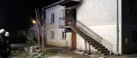 Pożar domu mieszkalnego w Obrębcu