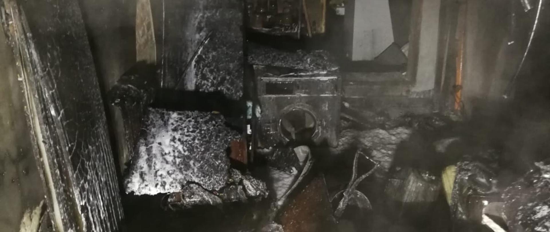 POŻAR KOTŁOWNI W POŁAJEWIE