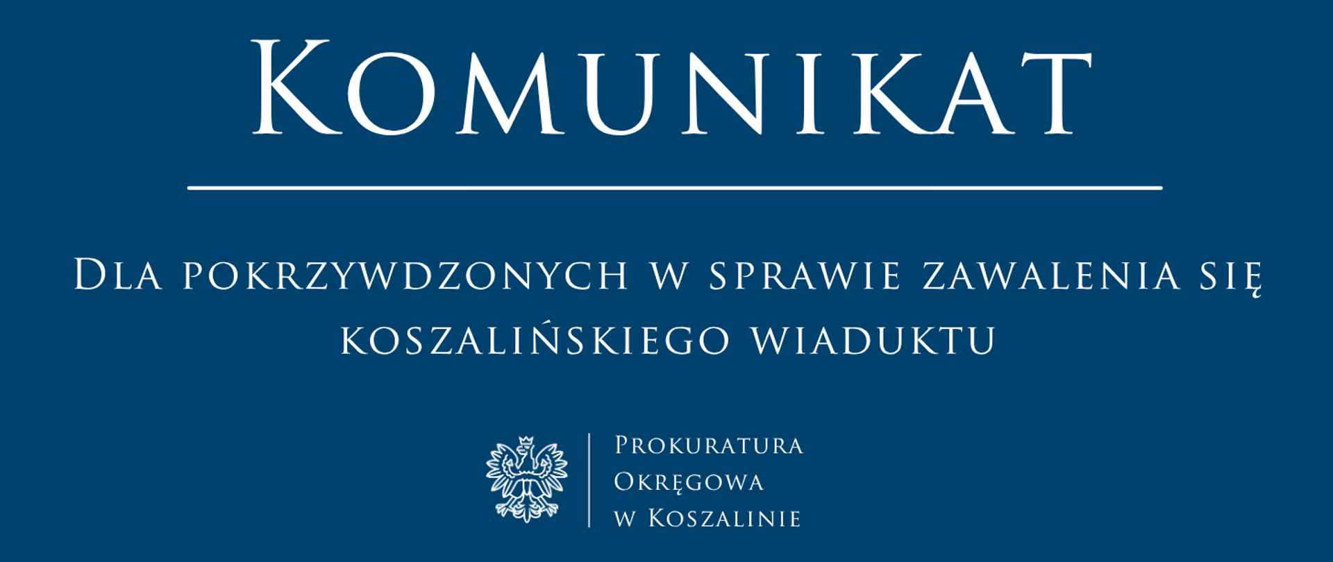 Dla pokrzywdzonych w sprawie zawalenia się koszalińskiego wiaduktu